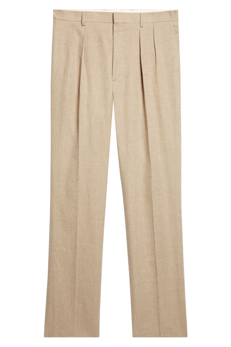 Glenn Hand-Tailored Suit Trousers, Alternate, color, KHAKI MULTI