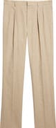 Ralph Lauren Purple Label Glenn Pleat Front Herringbone Trousers