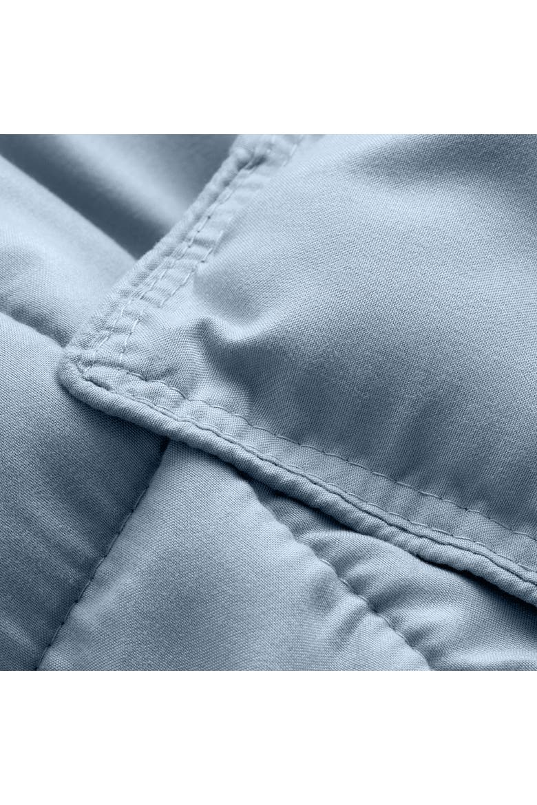 All-Season Down Alternative Comforter Set, Alternate, color, Dusty Blue