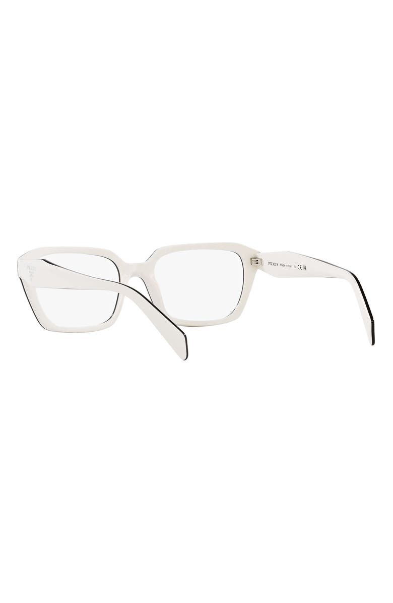 Prada 52mm Square Optical Glasses, Alternate, color,