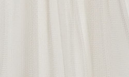 Iris & Ivy Kids' Mixed Media Long Sleeve Dress In White