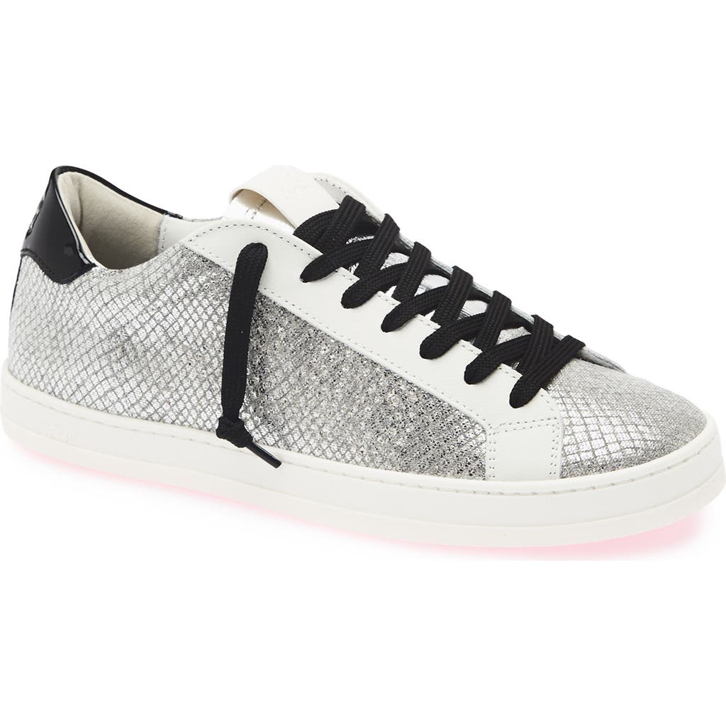P448 John Sneaker in Silver Snake Embossed at Nordstrom Rack, Size 36