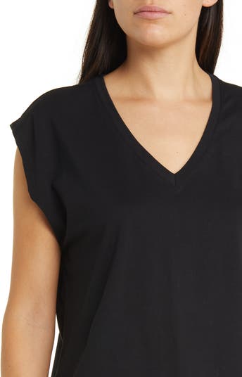 V-Neck Pima Cotton T-Shirt