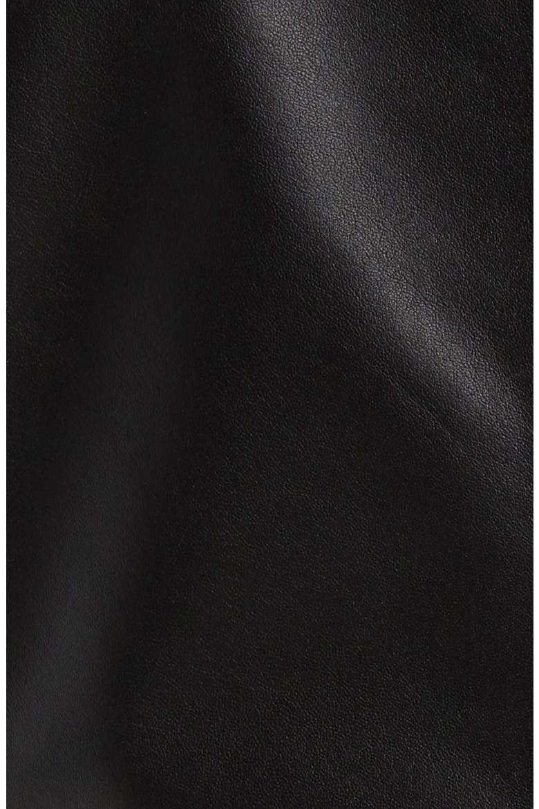Lambskin Moto Jacket, Alternate, color, BLACK