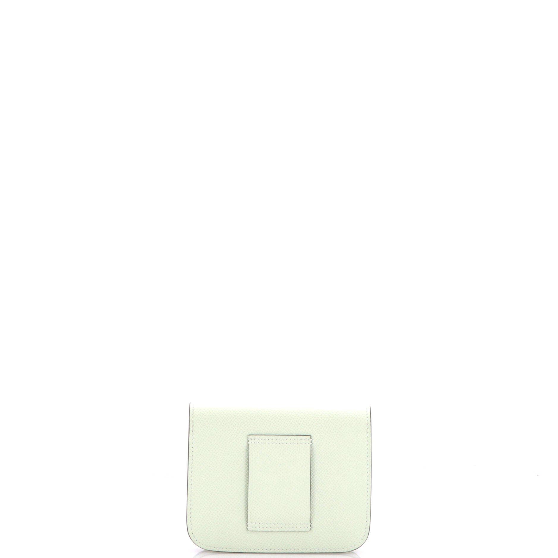 Constance Slim Wallet Epsom, Alternate, color, Green