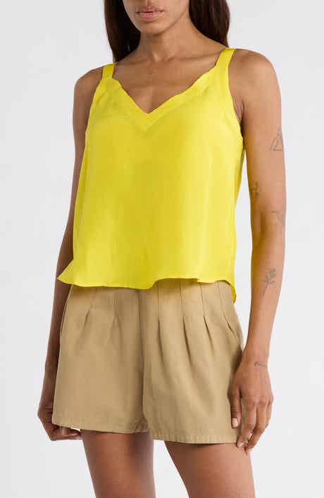 THE GREAT. The Port Crop Silk Camisole