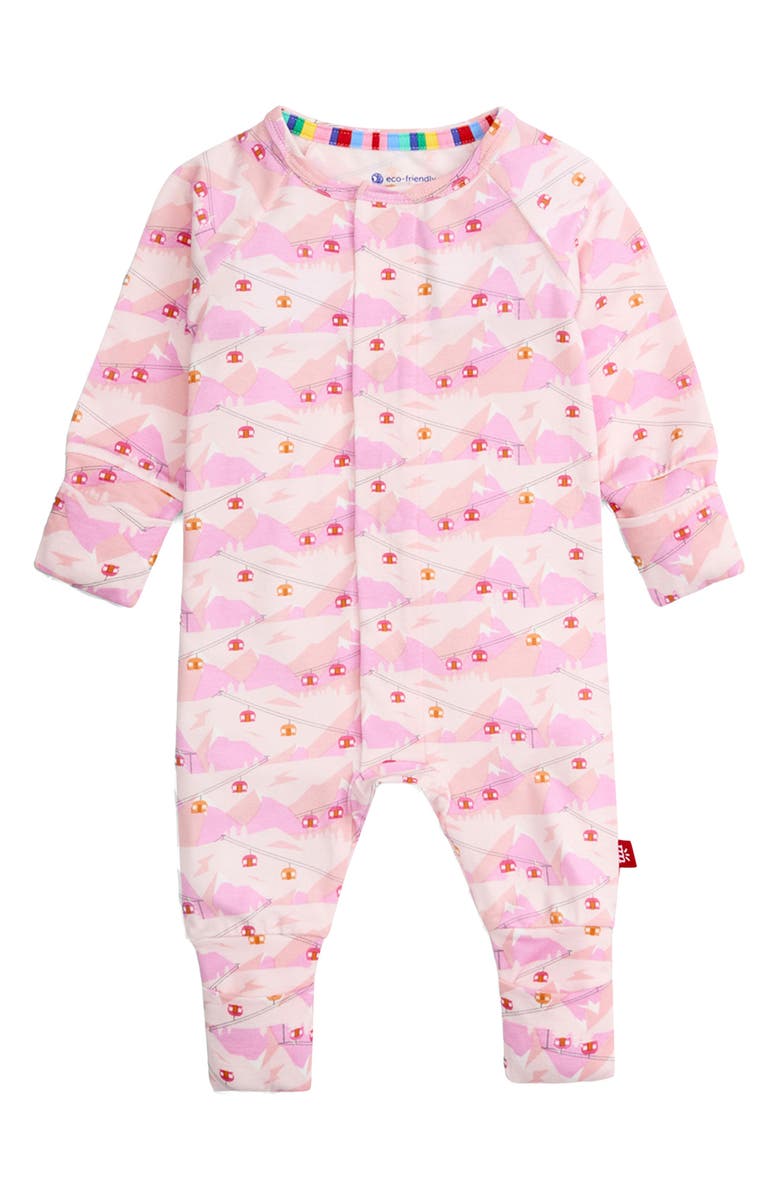 Magnetic Me Pink Après Chic Magnetic Closure Convertible Romper, Alternate, color, Pink