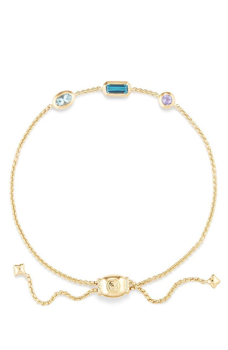 David Yurman Novella Chain Bracelet in 18K Gold, Alternate, color,