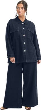 June + Vie Denim Utility Jacket