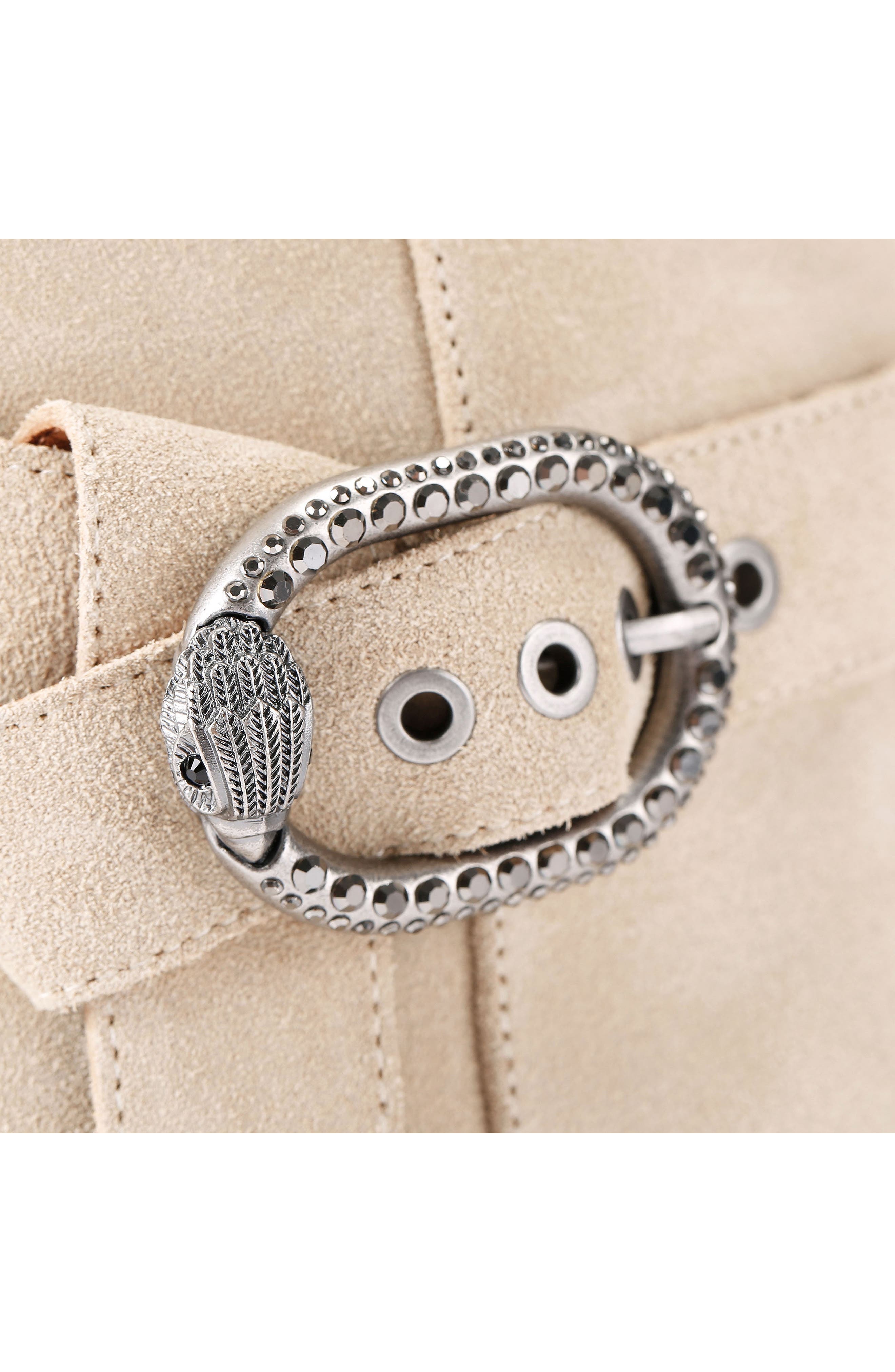 Kurt Geiger London Mayfair Belt Bootie, Alternate, color, Dark Beige