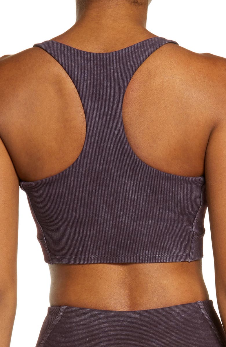 Zella Longline Sports Bra, Alternate, color, 