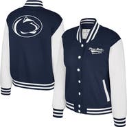 COLOSSEUM Women's Colosseum Navy Penn State Nittany Lions French Baguette Full Snap Fleece Jacket