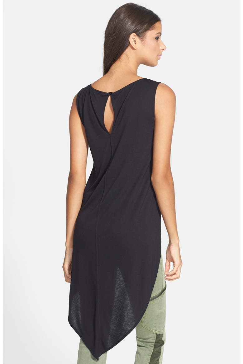 Extreme High/Low Tank, Alternate, color, BLACK