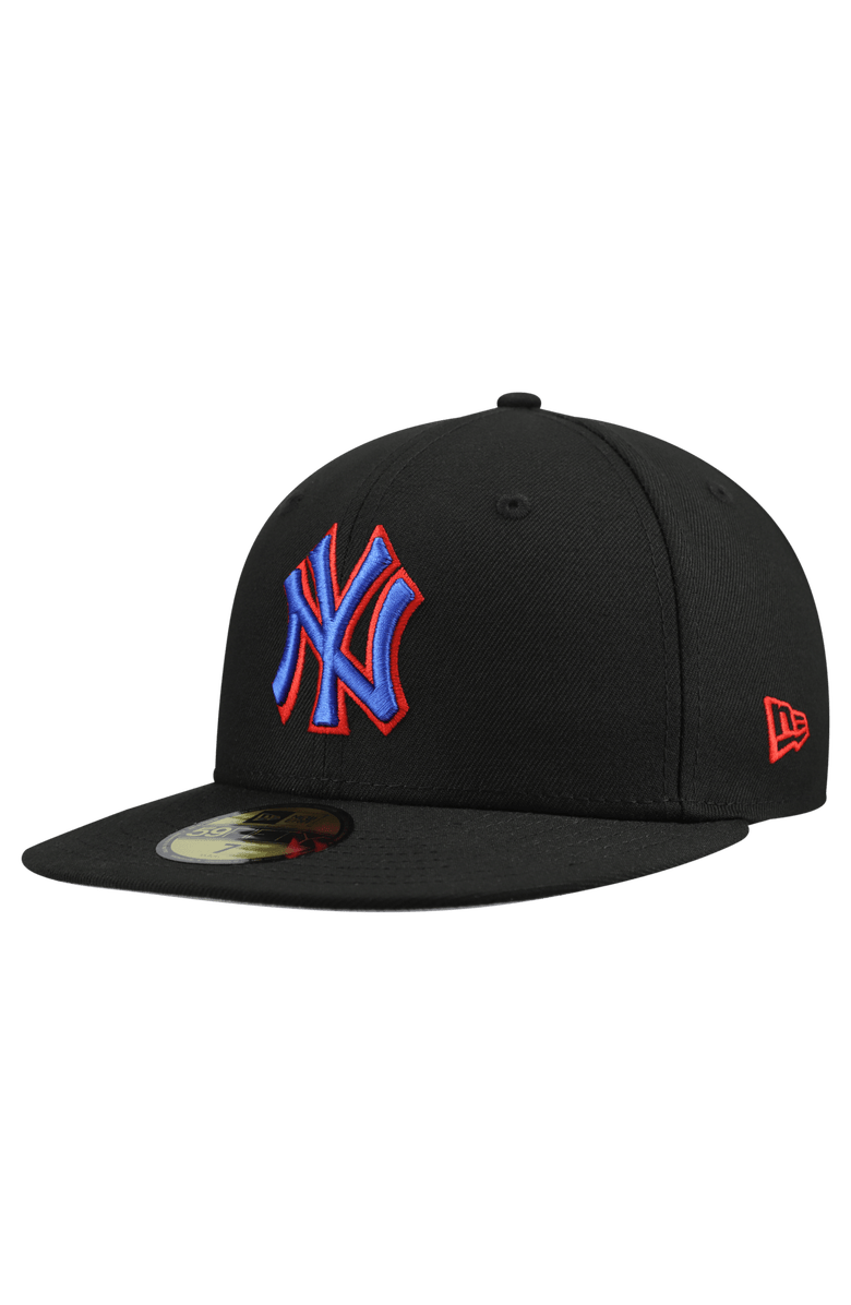 New Era Men's New Era Black New York Yankees Dominican Republic 59FIFTY Fitted Hat, Alternate, color, Black