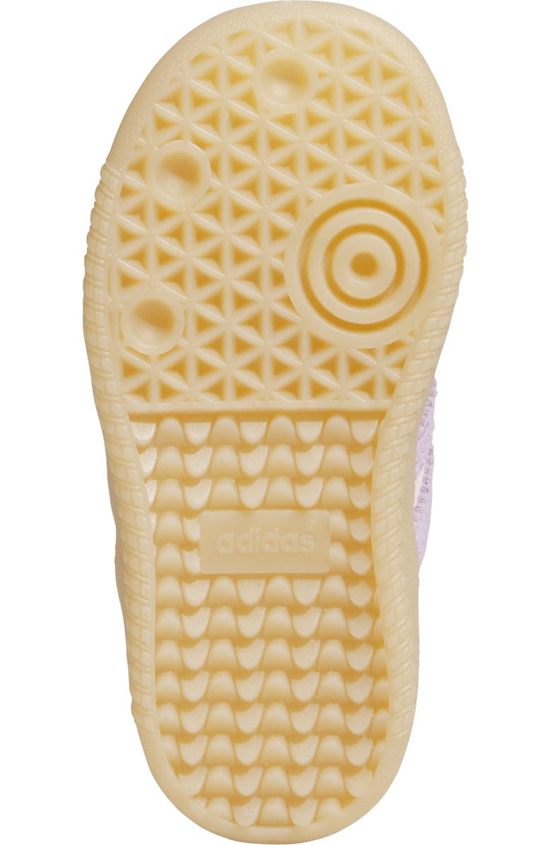 adidas Kids' Samba OG Sneaker, Alternate, color, Cloud White/ Plum/ Gum 3