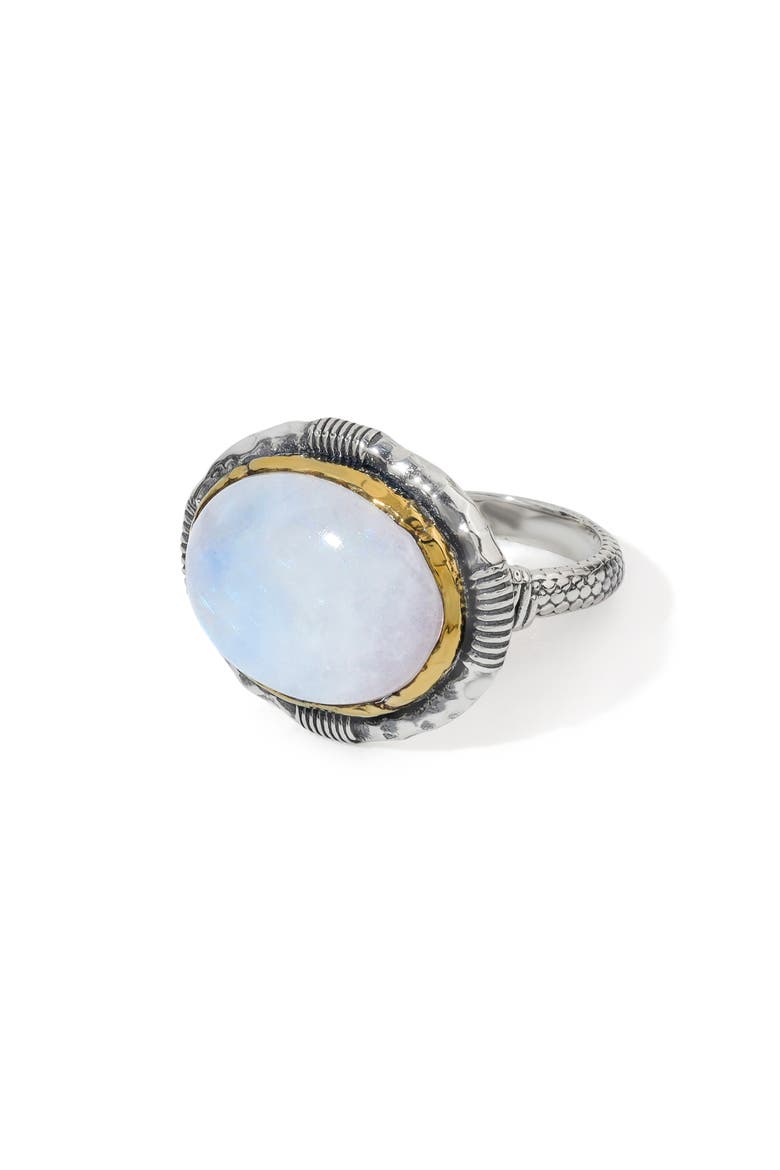Cabochon Cocktail Ring, Main, color, BLUE