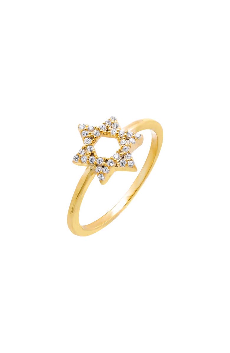 BY ADINA EDEN Pave Star Of David Ring, Main, color,