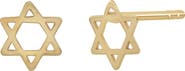Bony Levy 14K Gold Star of David Single Stud Earring