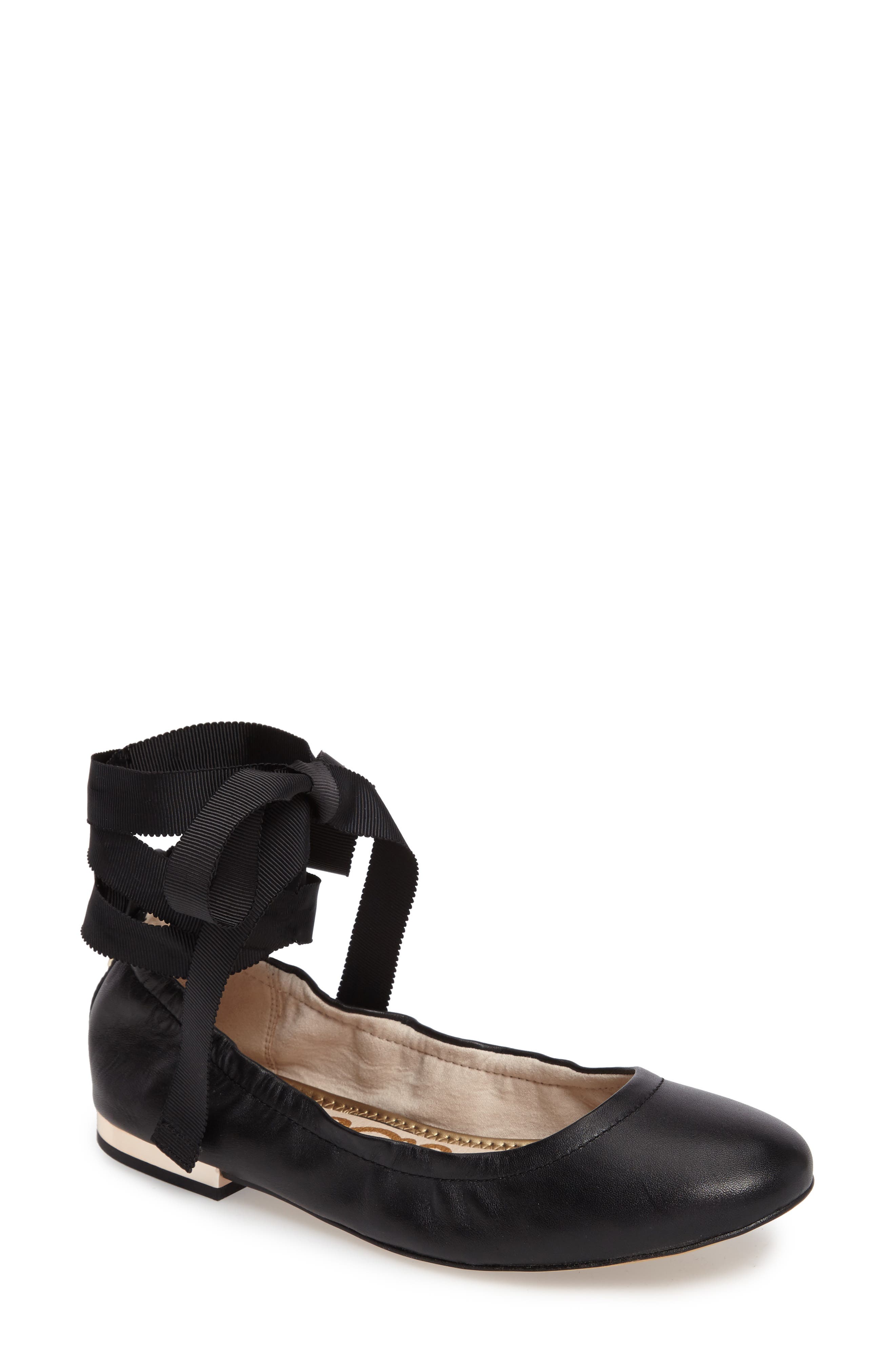 Sam Edelman Fallon Wraparound Tie Flat, Main, color, 