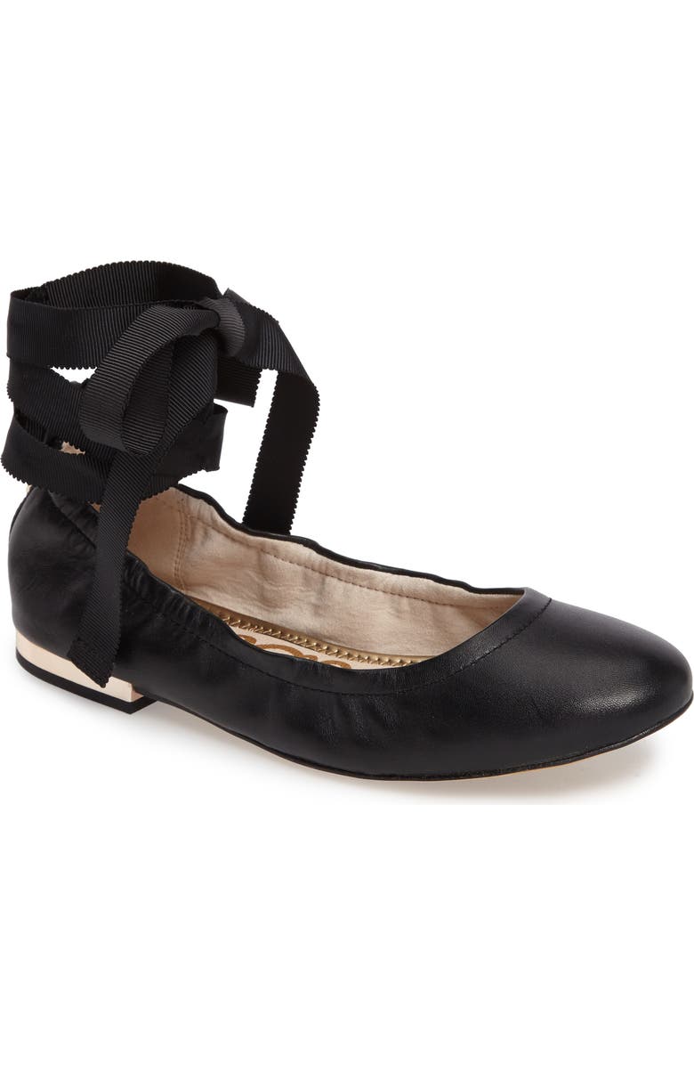 Sam Edelman Fallon Wraparound Tie Flat, Main, color,