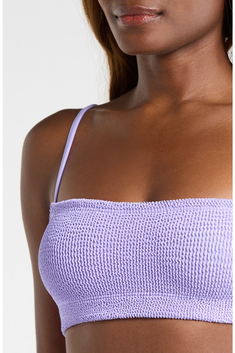 Gigi Crinkled Two-Piece Swimsuit, Alternate, color, LILAC