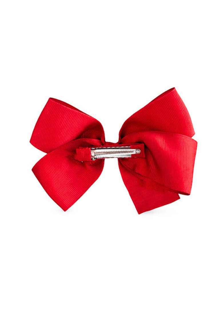 American Flag Hair Bow, Alternate, color, Red