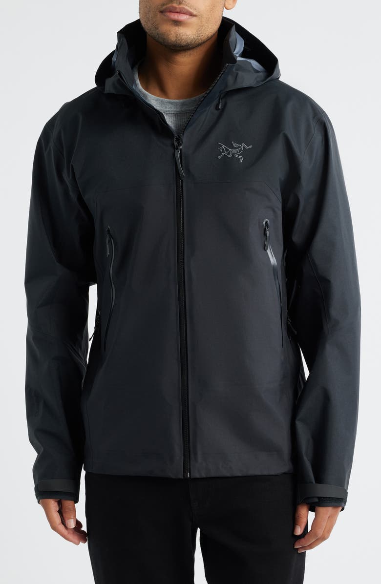 Arc
teryx Beta AR Gore-Tex<sup
®</sup
PRO ePE Waterproof Hooded Jacket, Alternate, color, Black