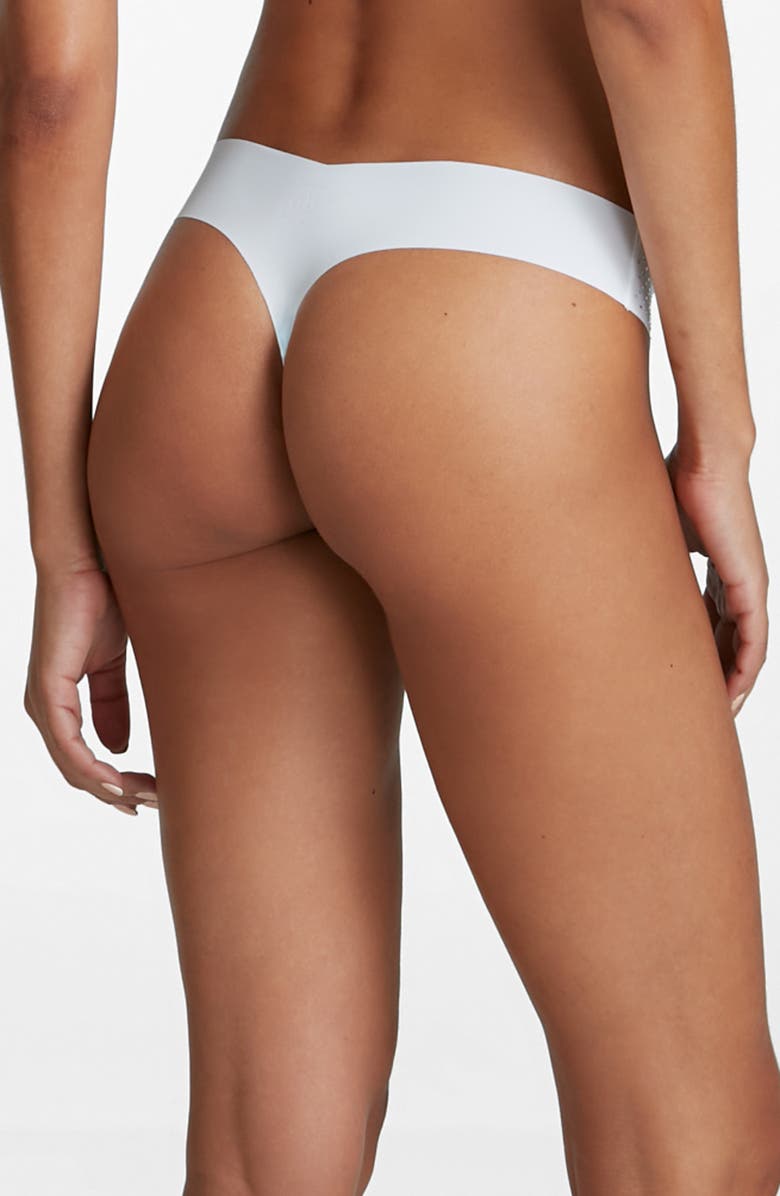 Commando Party Starter Crystal Thong, Alternate, color, Crystal White