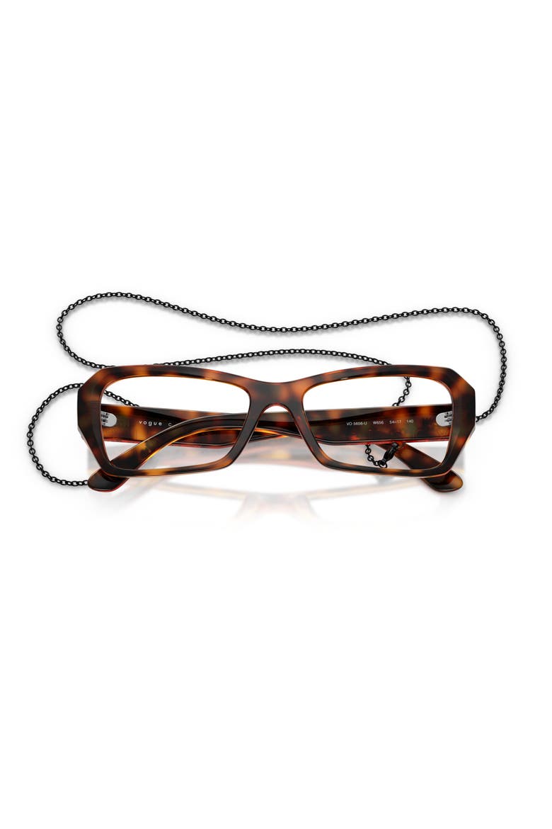 54mm Butterfly optical glasses, Alternate, color, Brown
