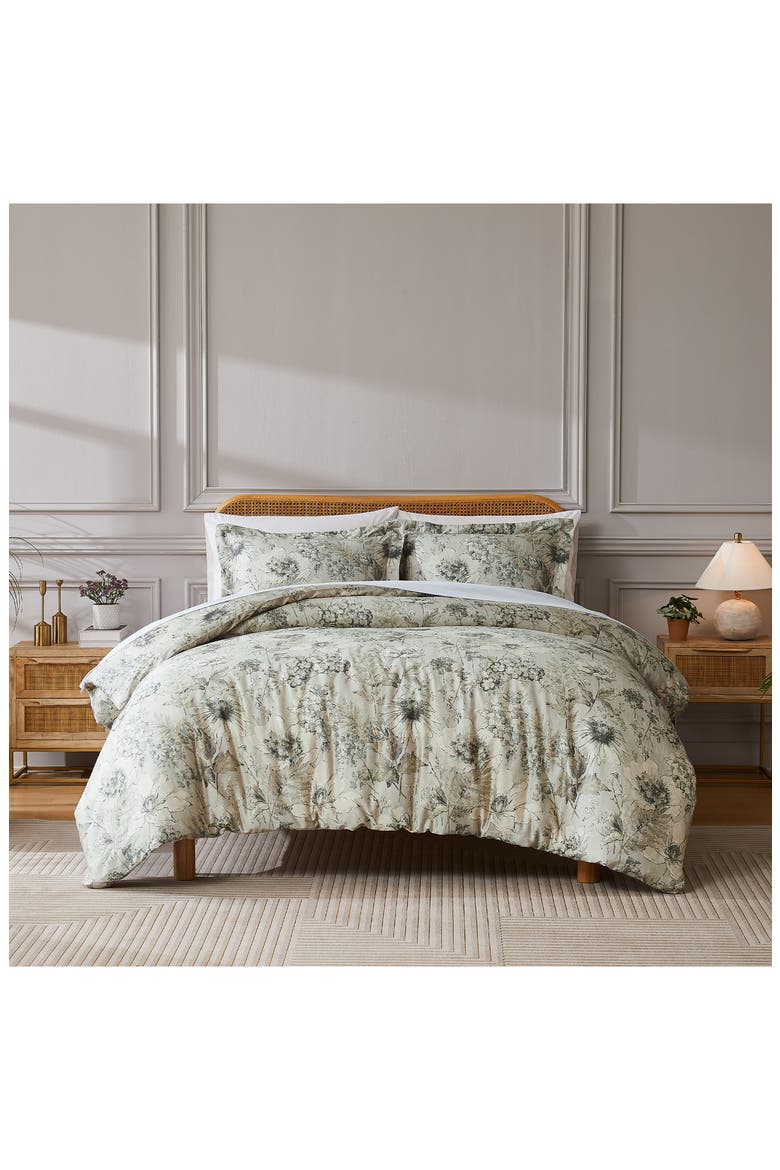Skye Collection 3-Piece Cotton Duvet Set, Alternate, color, NATURAL