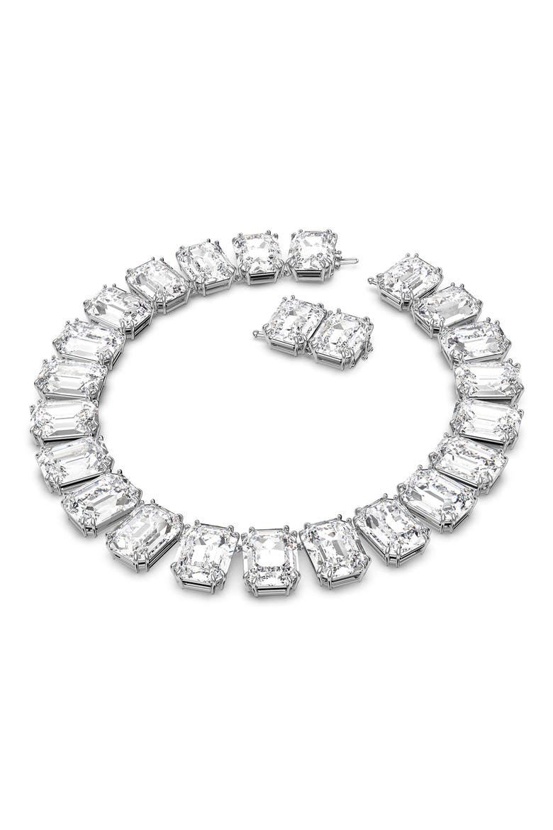 Millenia Crystal Collar Necklace, Alternate, color, CRYSTAL