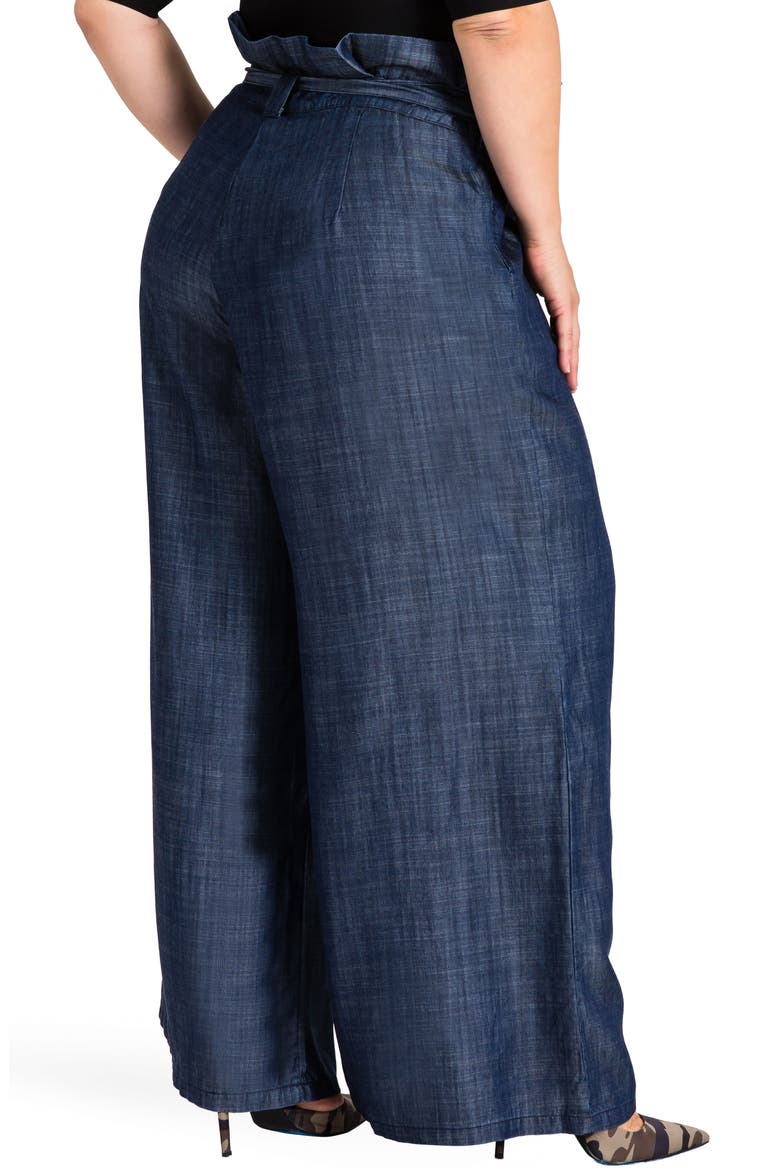 Cleo Wide Leg Pants, Alternate, color, DARK BLUE