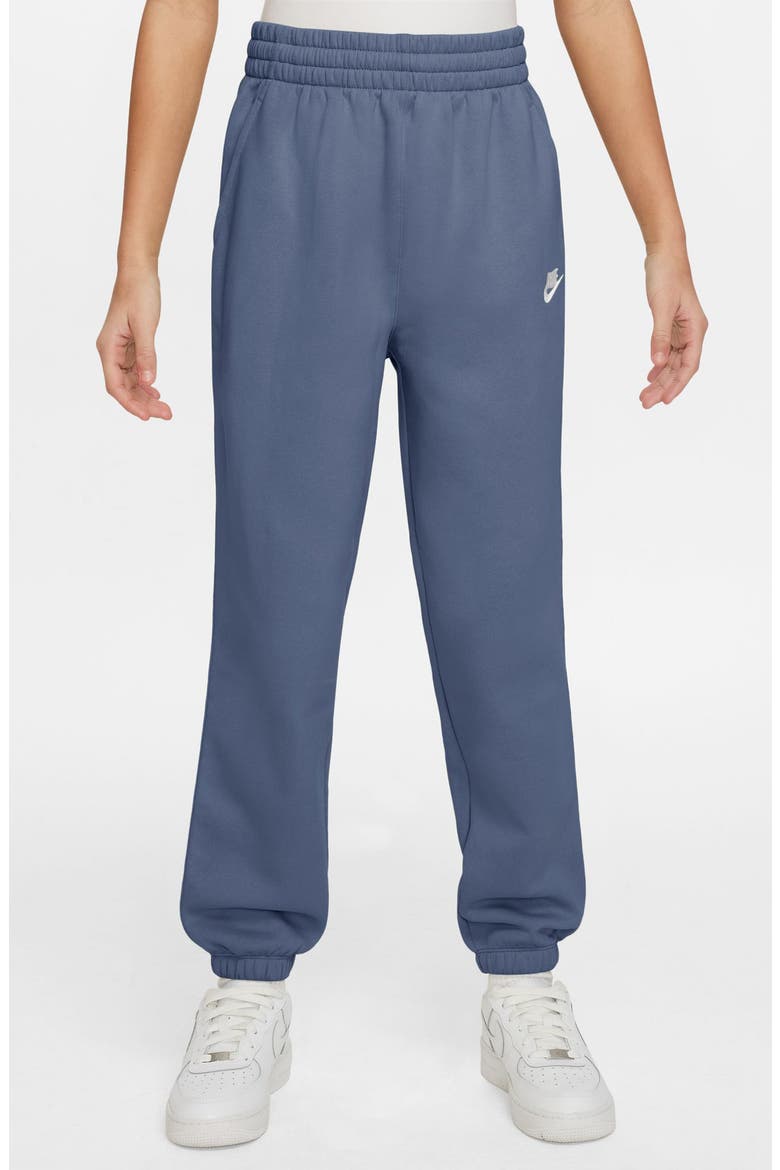Kids' Sportswear Club Fleece Sweatpants, Main, color, WORLD INDIGO/INDIGO/WHITE