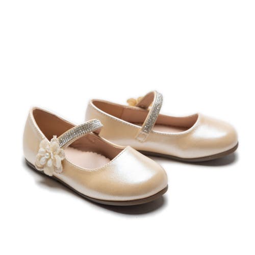 Tulleen Primrose Rhinestone Flats In Copper