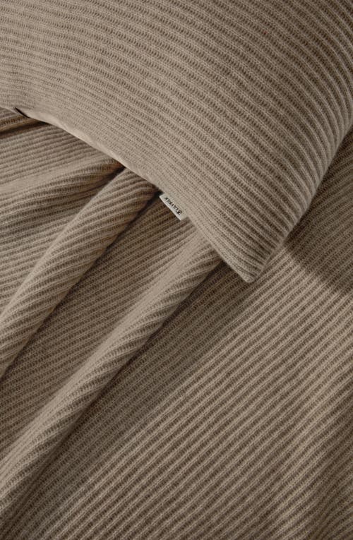 Lilysilk Reversible Cashmere And Silk Pillowcase In Camel