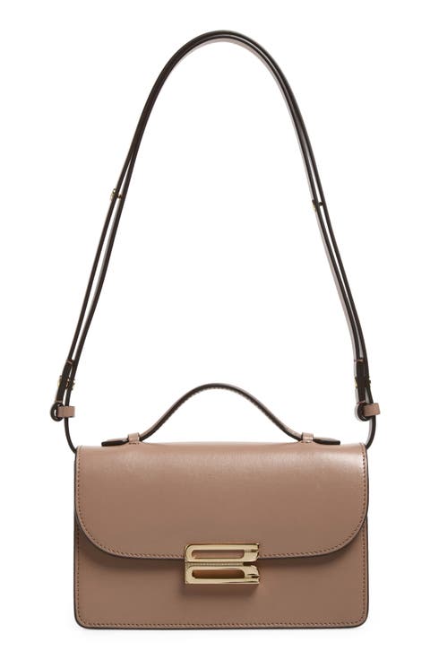 Small Dorian Leather Shoulder Bag