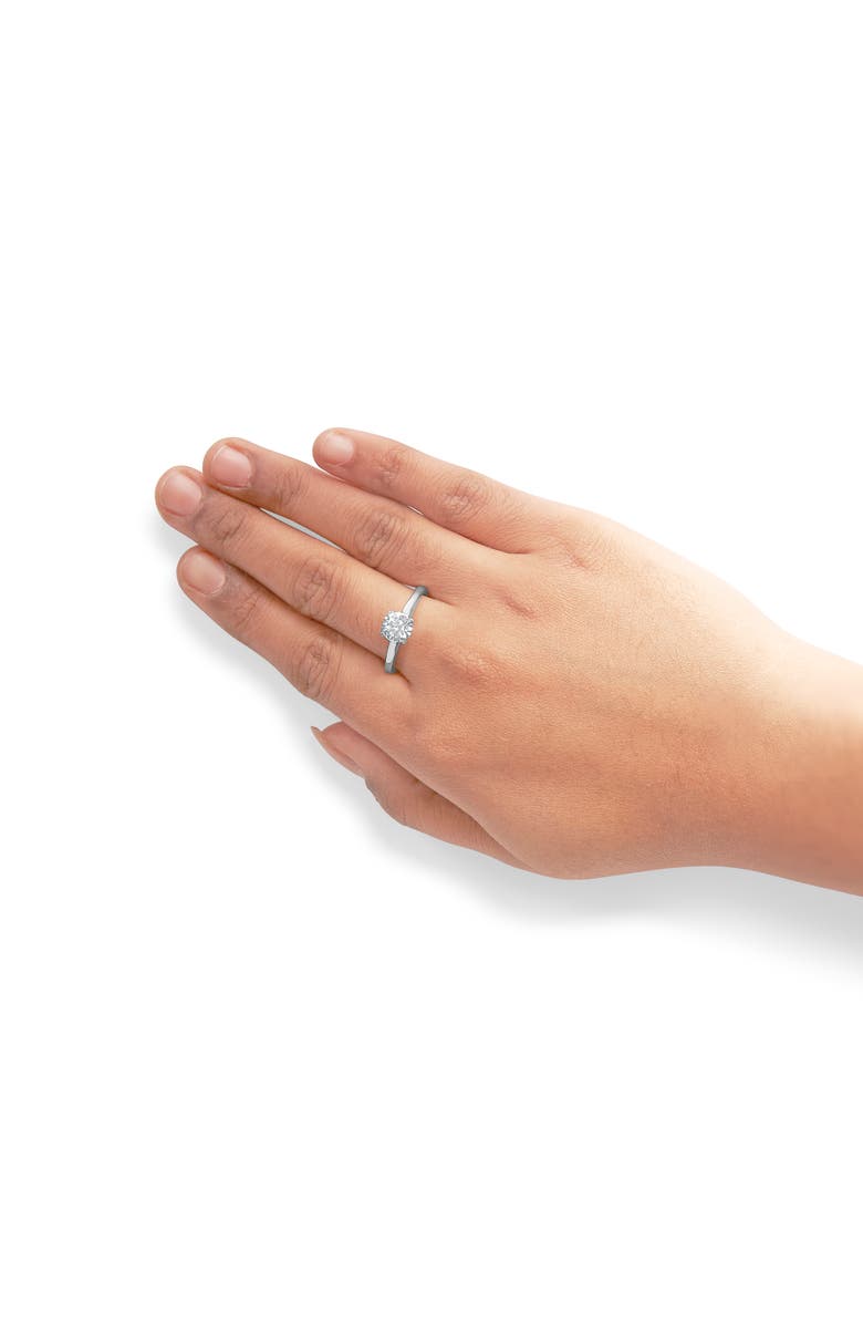 Haus of Brilliance 14K White Gold 1.0 Cttw Round Lab Grown Diamond Engagement Ring, Alternate, color, White