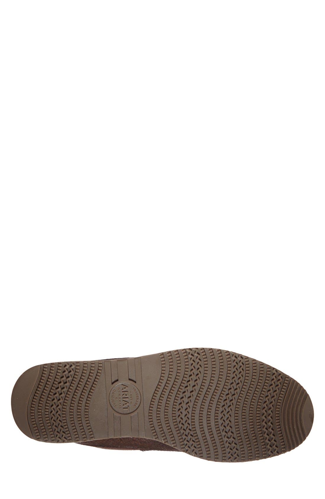 'Lookout' Moc Toe Boot, Alternate, color, BROWN