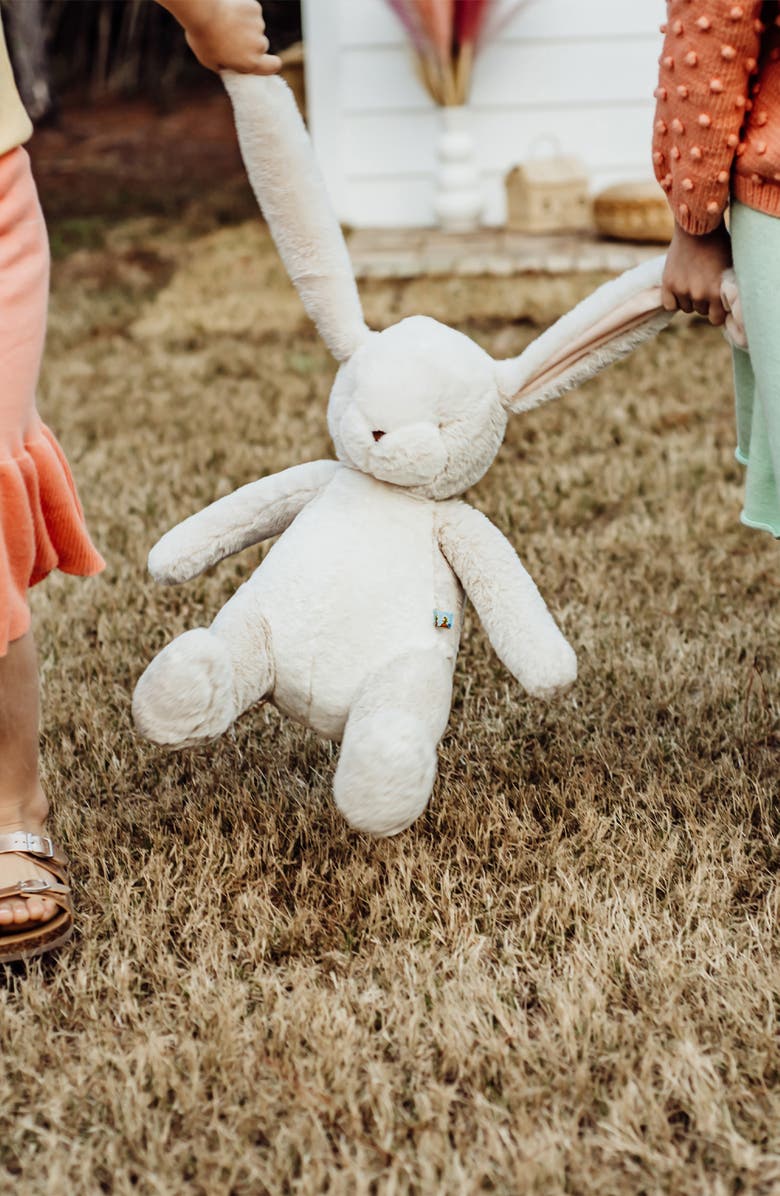 Bunnies by the Bay Big Nibble Bunny Stuffed Animal, Alternate, color, Cream