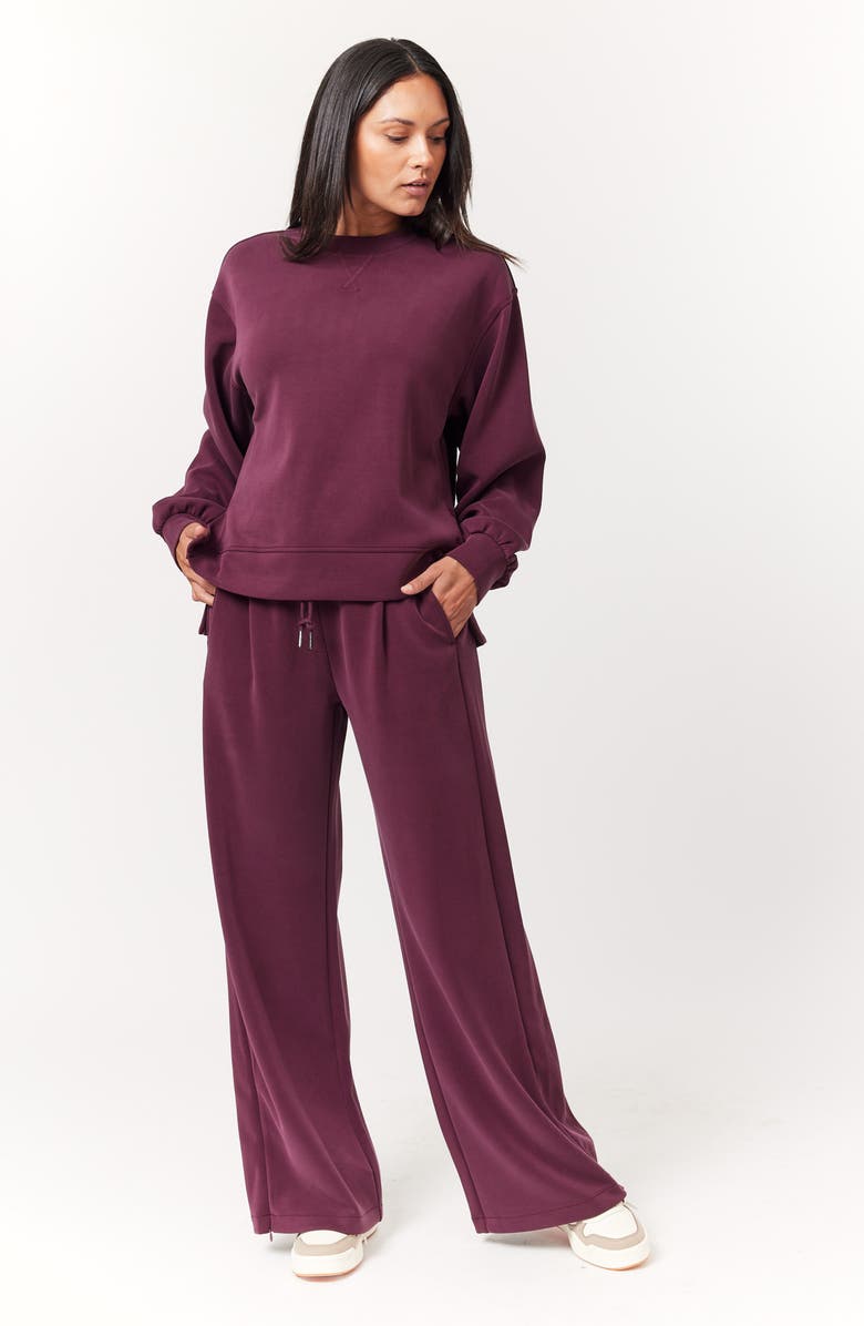 Scotch & Soda Crewneck Pullover, Alternate, color, Winetasting