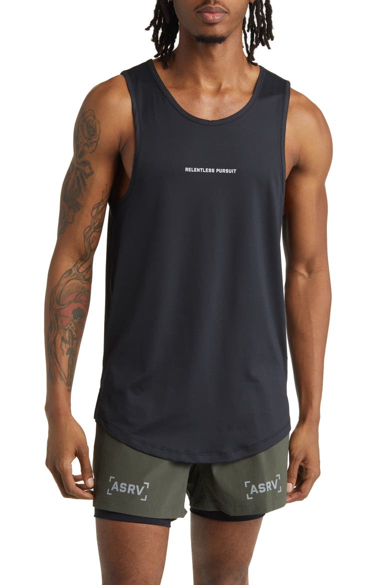AeroSilver® Performance Tank, Main, color, BLACK RP