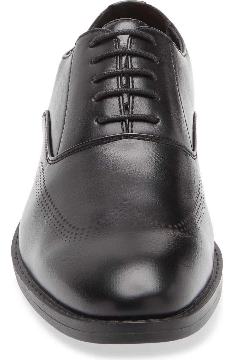 GEOFFREY BEENE Faux Leather Oxford, Alternate, color, Black
