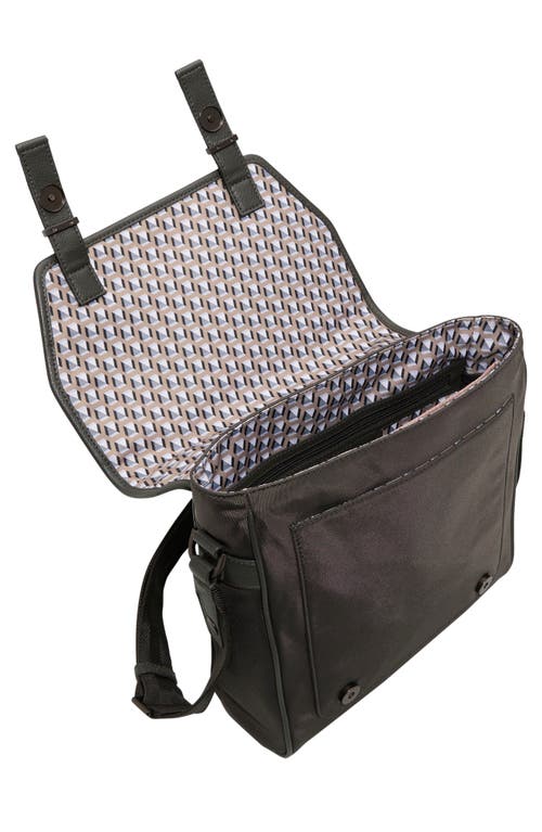 Ted Baker London Exeter Crossbody Messenger Bag In Dark Brown