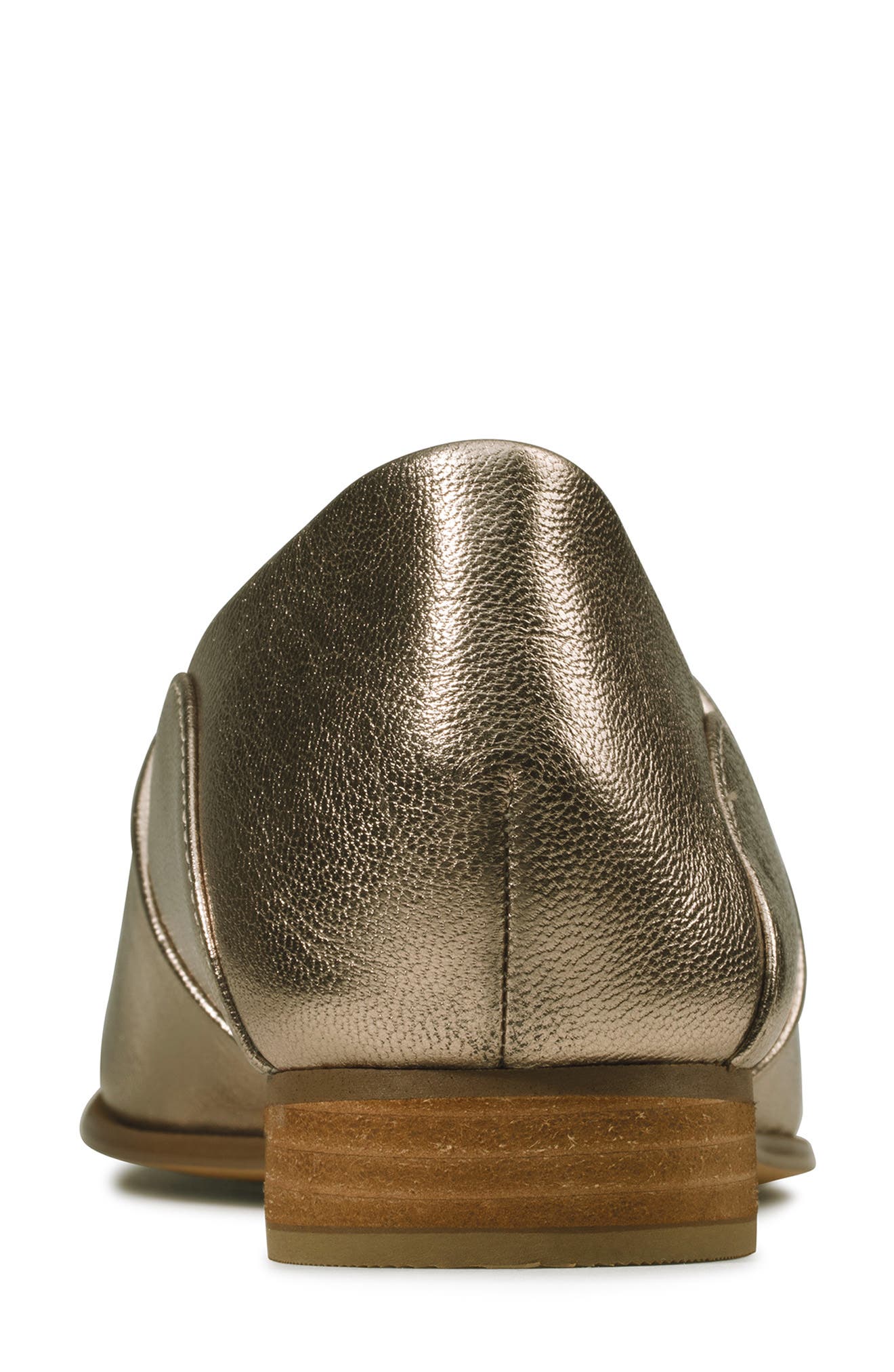 Pure Viola Flat, Alternate, color, STONE METALLIC LEATHER