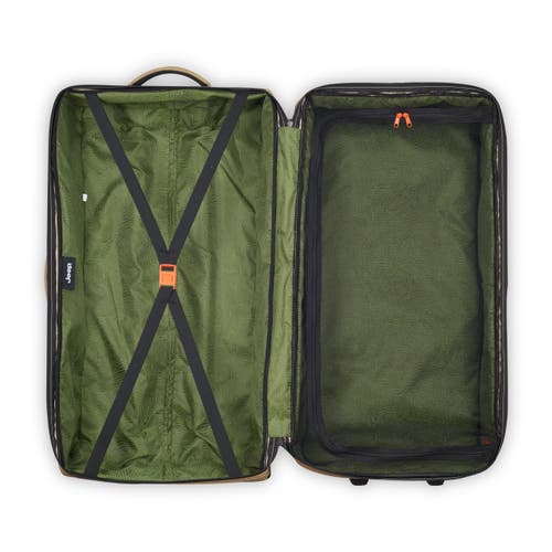 Jeep Js006b  31 Inch Two Wheel Rolling Travel Duffle Bag In Sand