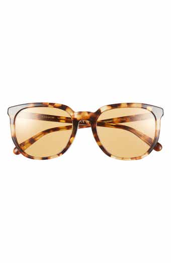 COACH 55mm Round Sunglasses