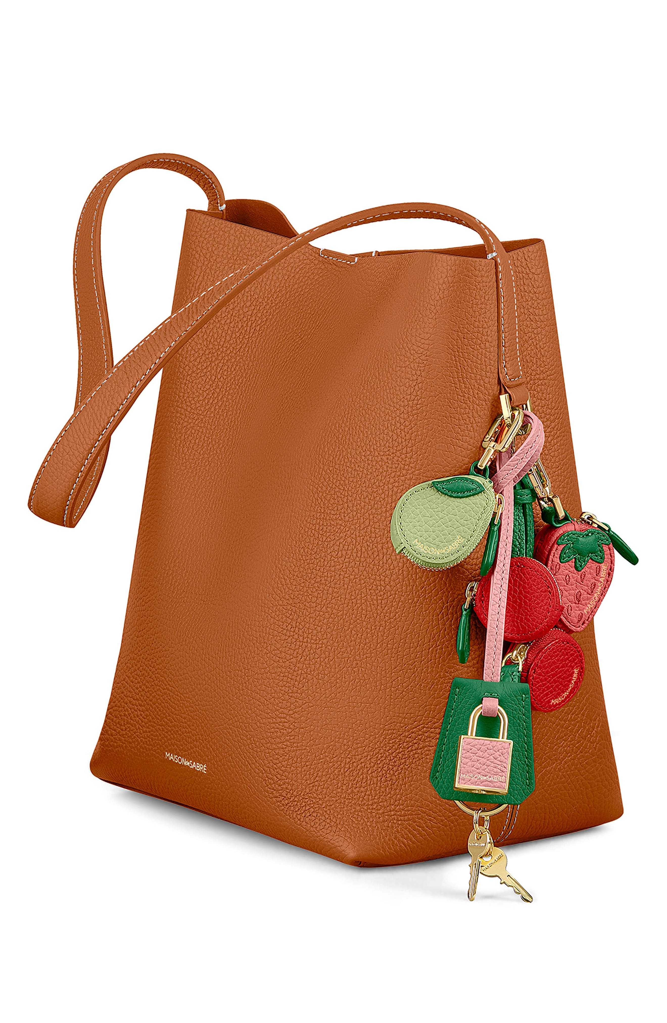 MAISON de SABRÉ The SABRÉMOJI Padlock Charm, Alternate, color, Emerald Lily