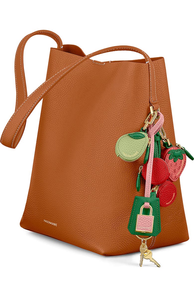 MAISON de SABRÉ The SABRÉMOJI Padlock Charm, Alternate, color, Emerald Lily