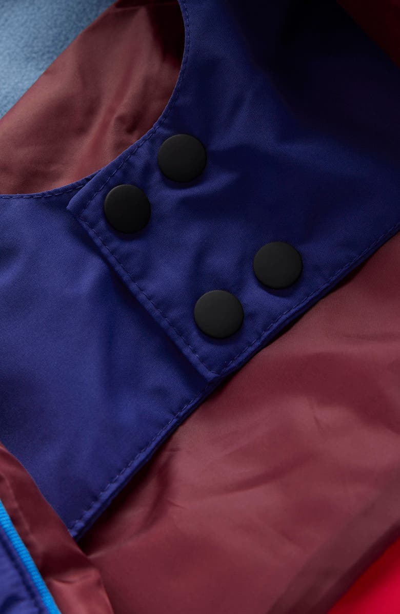 Boden Kids' 4-in-1 Waterproof Jacket, Alternate, color, Poppy Red Colourblock