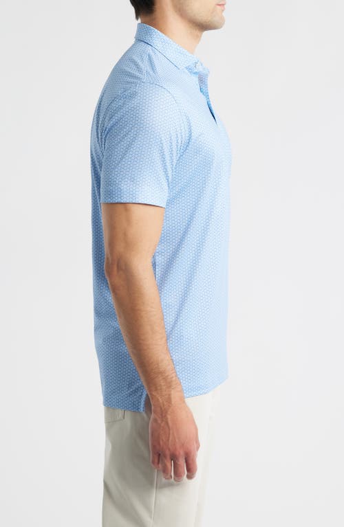 Johnnie-o Coupe Performance Jersey Polo In Blue
